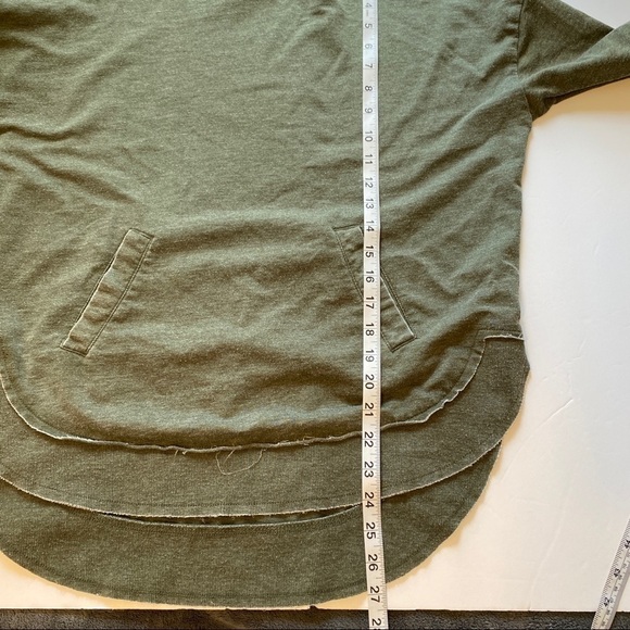 Z Supply comfy oversized pullover green hoodie XS - Picture 3 of 8